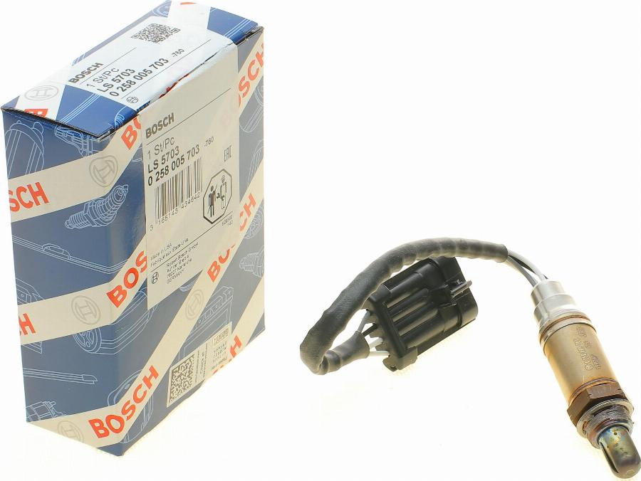 BOSCH 0 258 005 703 - Lambda sensörü www.parts5.com