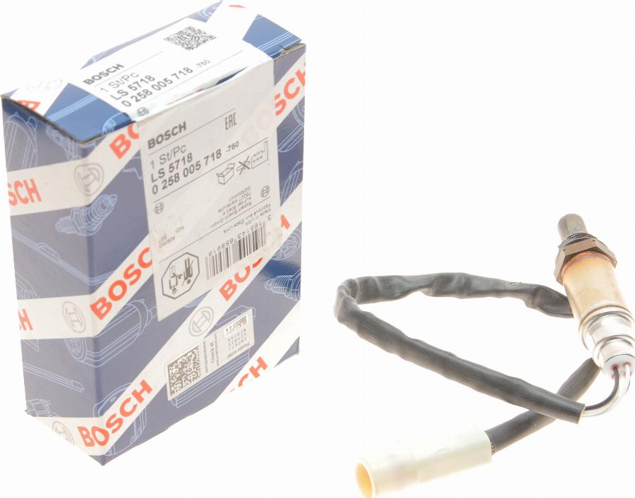 BOSCH 0 258 005 718 - Sonda Lambda parts5.com