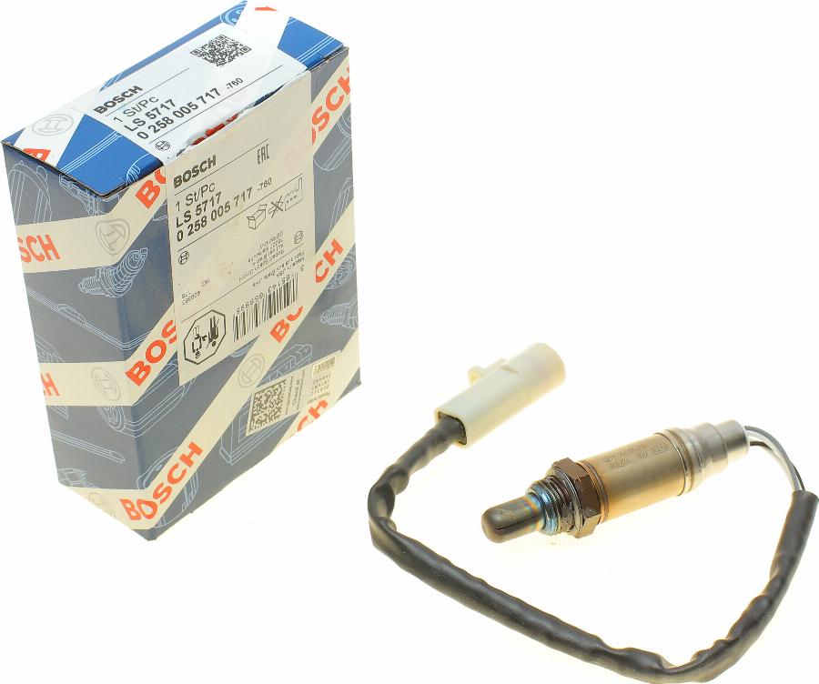 BOSCH 0 258 005 717 - Lambda sonda www.parts5.com