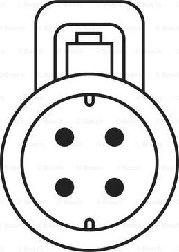 BOSCH 0 258 005 717 - Sonda Lambda www.parts5.com