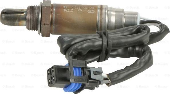 BOSCH 0 258 005 738 - Lambda Sensor www.parts5.com