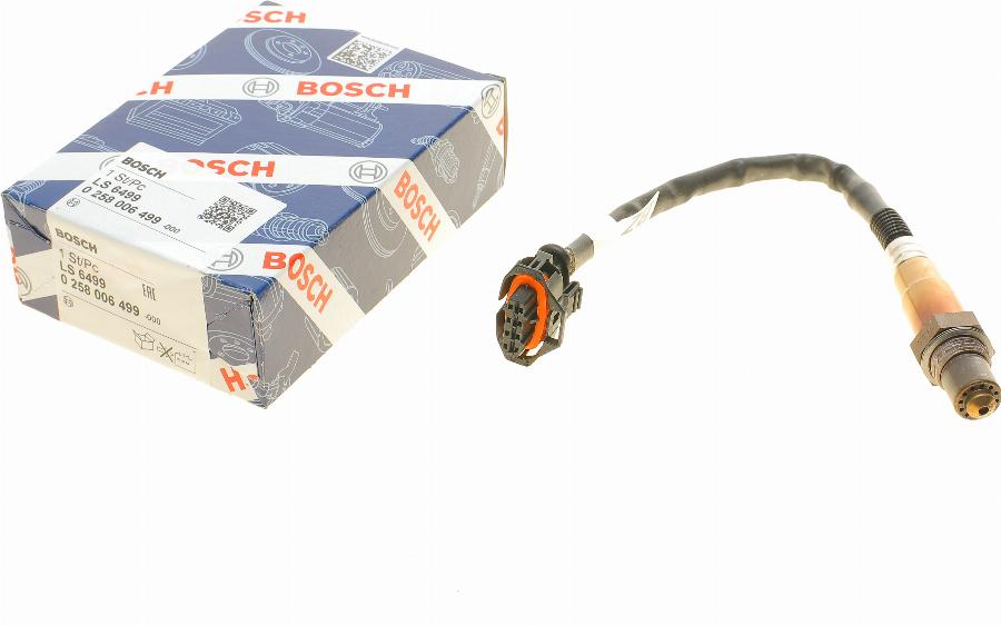 BOSCH 0 258 006 499 - Sonda Lambda www.parts5.com