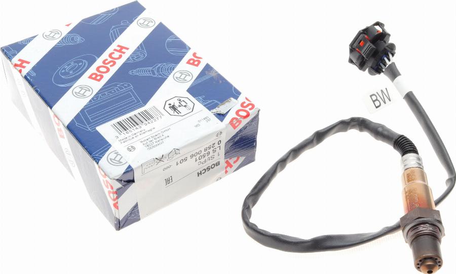 BOSCH 0 258 006 501 - Lamda-sonda www.parts5.com