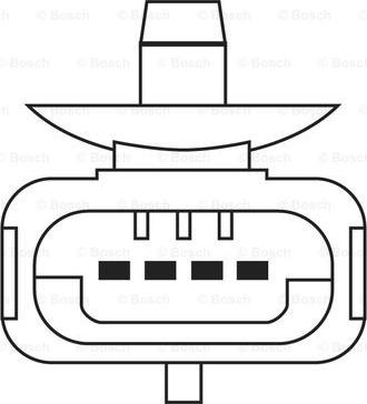 BOSCH 0 258 006 046 - Lambda Sensor parts5.com