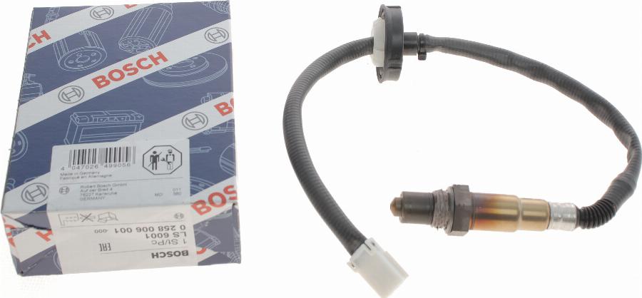 BOSCH 0 258 006 001 - Sonde lambda www.parts5.com