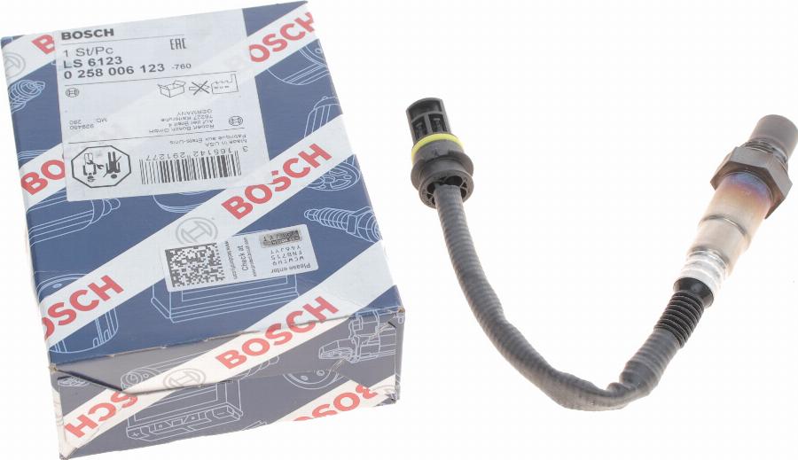 BOSCH 0 258 006 123 - Sonda Lambda www.parts5.com