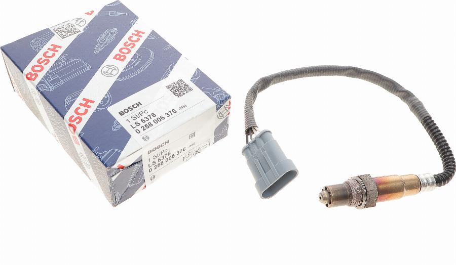 BOSCH 0 258 006 376 - Лямбда-зонд, датчик кислорода www.parts5.com