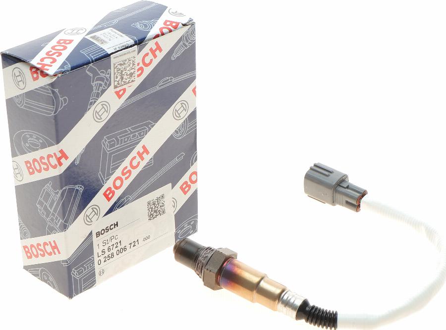 BOSCH 0 258 006 721 - Sonda Lambda www.parts5.com