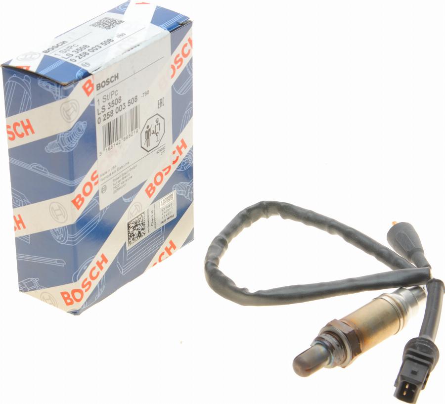 BOSCH 0 258 003 508 - Sonda Lambda parts5.com