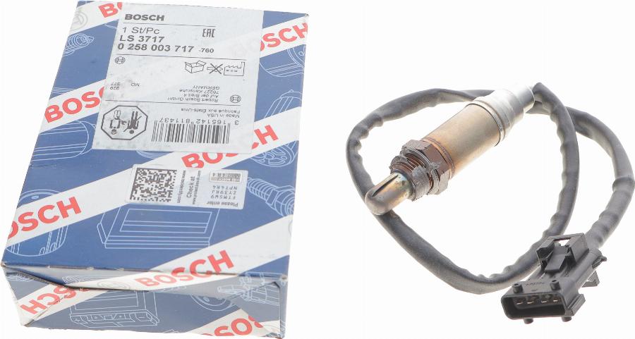 BOSCH 0 258 003 717 - Sonda Lambda www.parts5.com