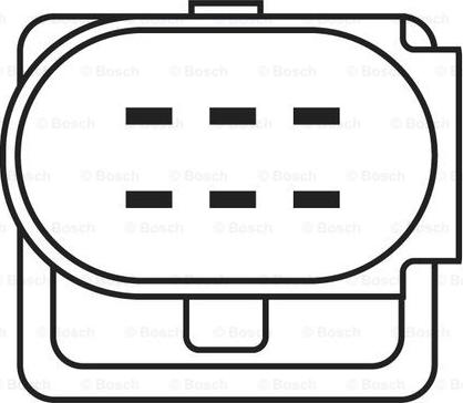 BOSCH 0 258 007 361 - Sonda lambda www.parts5.com