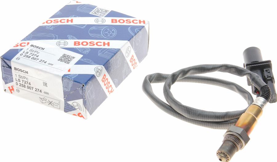 BOSCH 0 258 007 274 - Lambda Sensor www.parts5.com