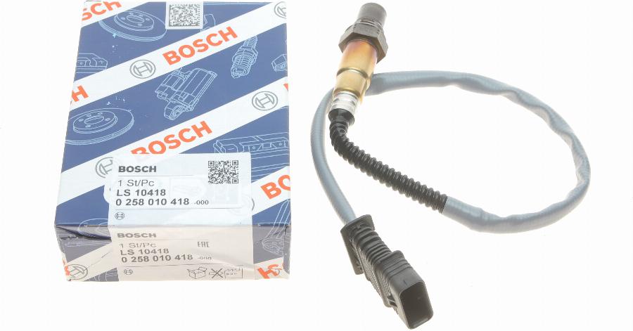 BOSCH 0 258 010 418 - Lambda Sensor www.parts5.com