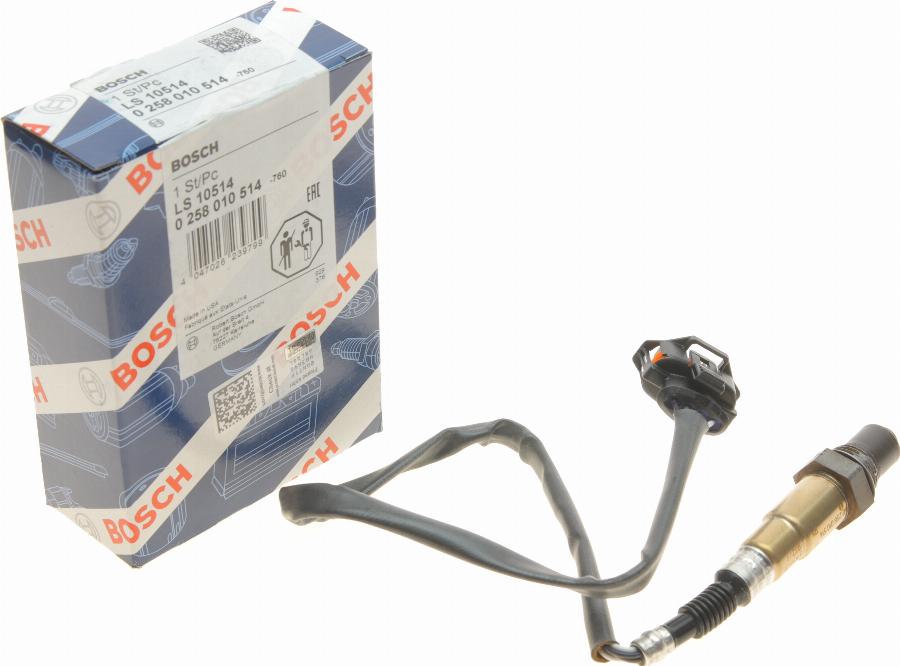 BOSCH 0 258 010 514 - Sonda Lambda www.parts5.com