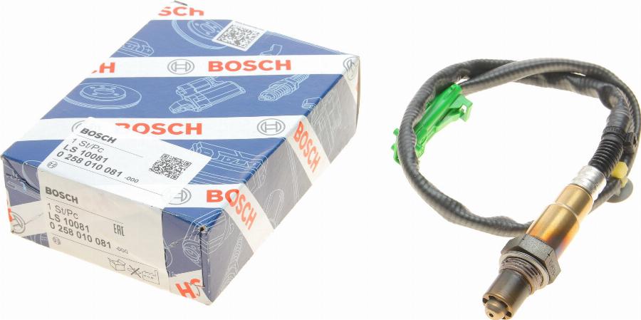 BOSCH 0 258 010 081 - Lambdasonde www.parts5.com