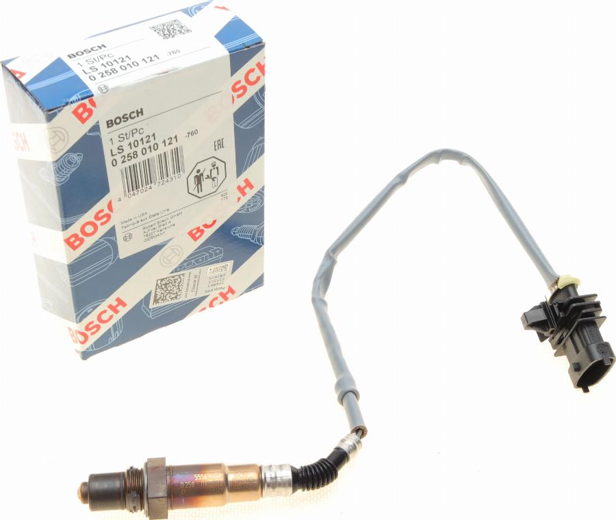 BOSCH 0 258 010 121 - Sonda Lambda www.parts5.com