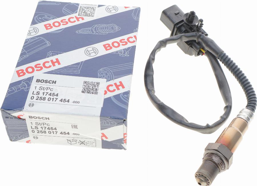 BOSCH 0 258 017 454 - Lambda Sensor www.parts5.com