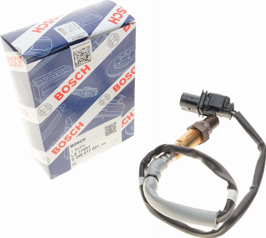 BOSCH 0 258 017 001 - Sonda Lambda www.parts5.com