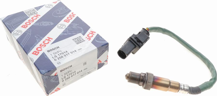 BOSCH 0 258 017 014 - Lambdasonde www.parts5.com