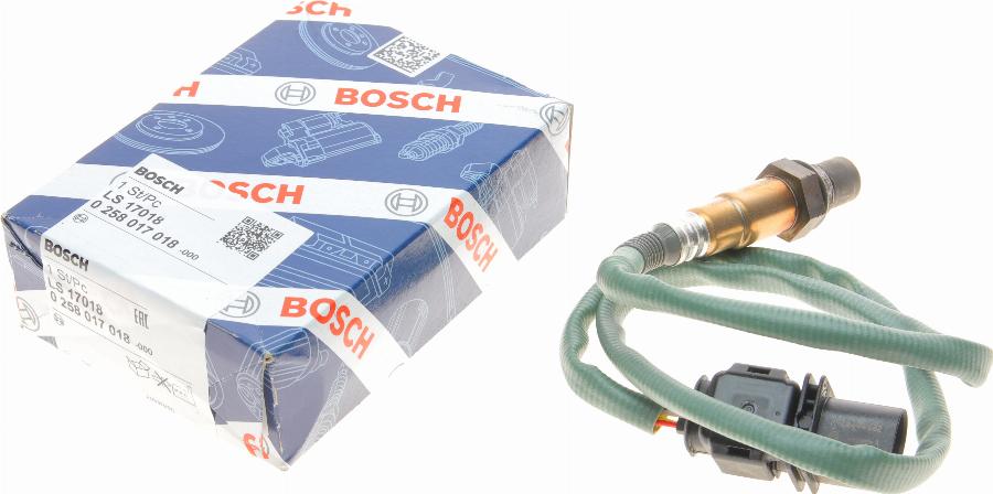 BOSCH 0 258 017 018 - Sonda Lambda www.parts5.com