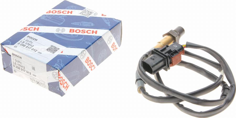 BOSCH 0 258 017 012 - Lambda Sensor parts5.com