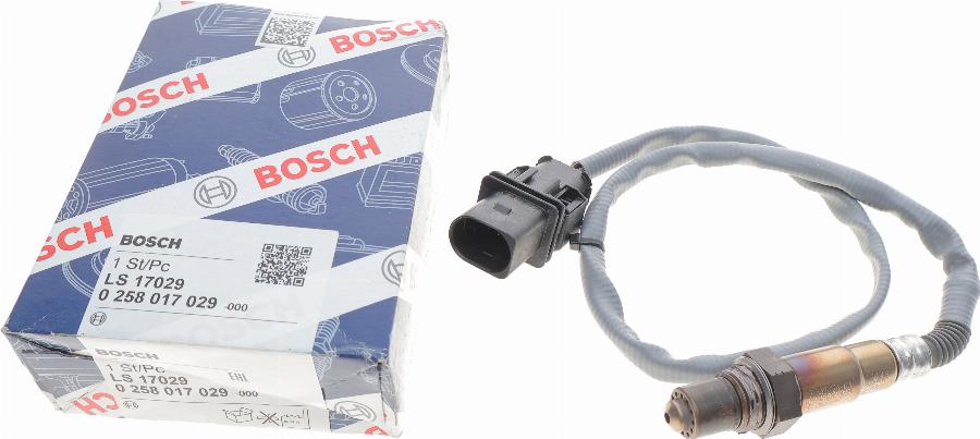 BOSCH 0 258 017 029 - Lambdaszonda www.parts5.com