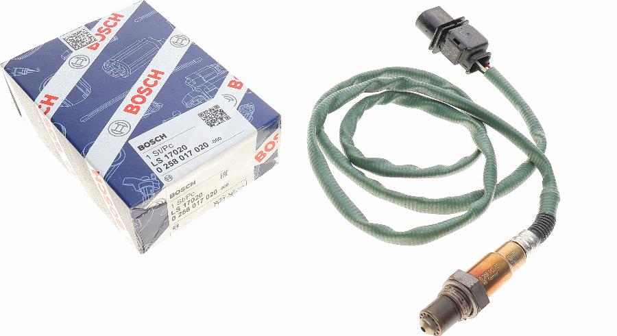 BOSCH 0 258 017 020 - Sonda Lambda www.parts5.com