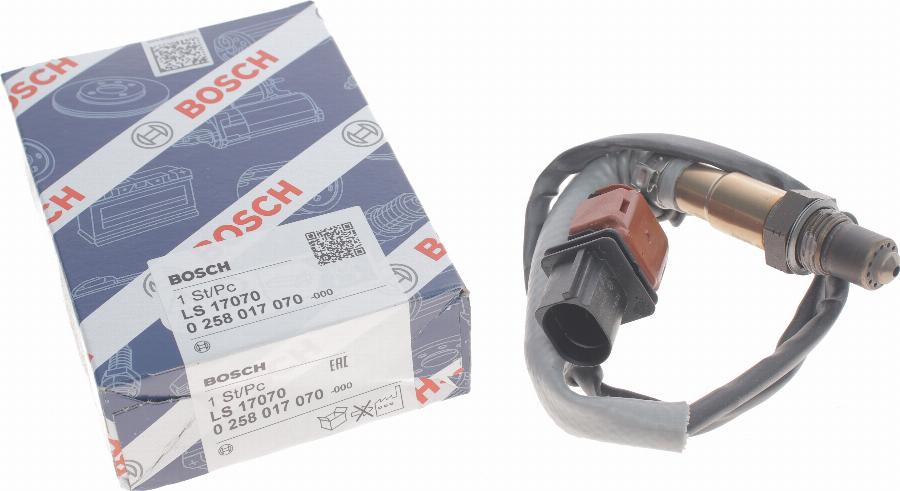 BOSCH 0 258 017 070 - Αισθητήρας λάμδα www.parts5.com