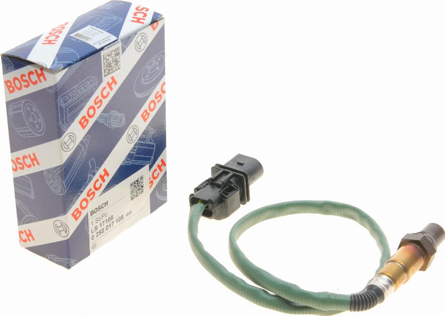 BOSCH 0 258 017 108 - Lambda sensörü www.parts5.com