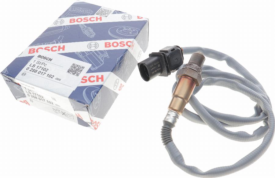 BOSCH 0 258 017 102 - Sonda Lambda www.parts5.com