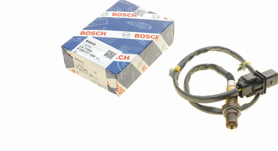 BOSCH 0 258 017 209 - Lambda sonda www.parts5.com