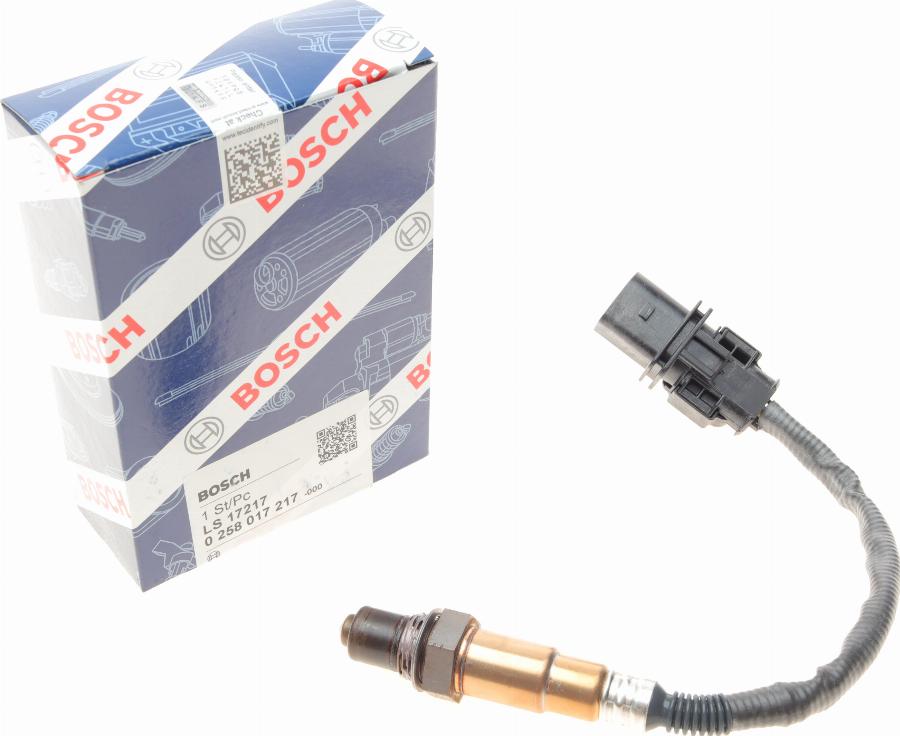 BOSCH 0 258 017 217 - Lambda Sensor www.parts5.com