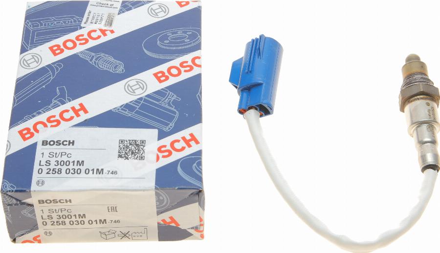 BOSCH 0 258 030 01M - Lambda-sonda www.parts5.com