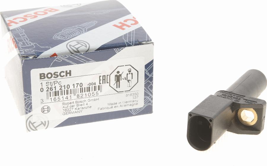 BOSCH 0 261 210 170 - Generátor impulsů, klikový hřídel www.parts5.com