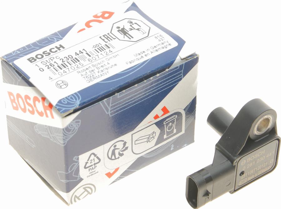 BOSCH 0 261 230 441 - Senzor,presiune supraalimentare www.parts5.com