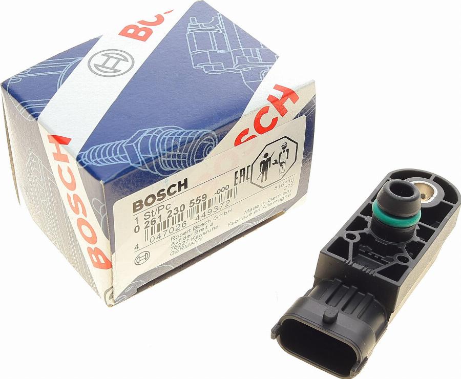 BOSCH 0 261 230 559 - Датчик, налягане при принудително пълнене www.parts5.com