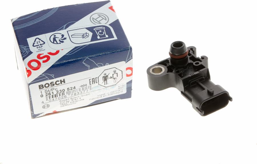 BOSCH 0 261 230 524 - Senzor,presiune supraalimentare www.parts5.com