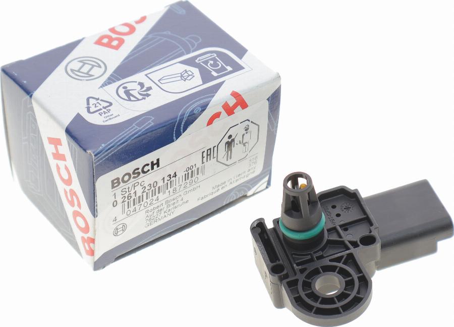 BOSCH 0 261 230 134 - Sensor, boost pressure www.parts5.com