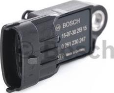 BOSCH 0 261 230 247 - Sensor, boost pressure www.parts5.com