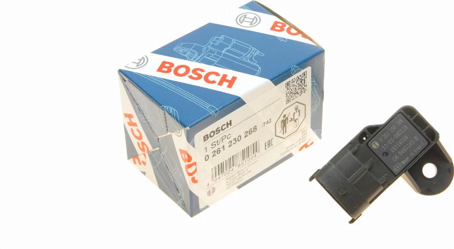 BOSCH 0 261 230 268 - Sensor, intake manifold pressure www.parts5.com