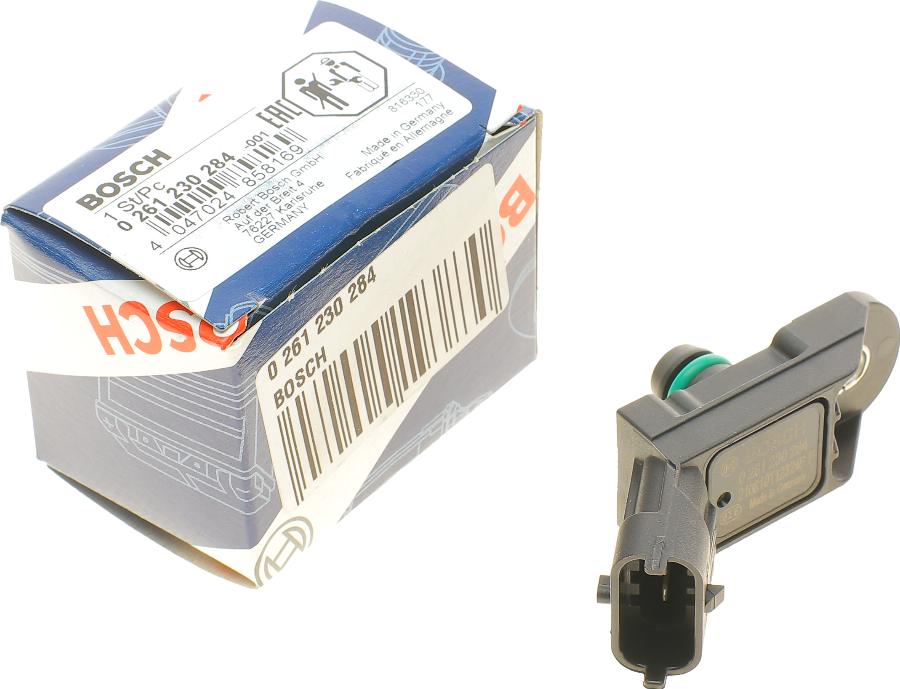 BOSCH 0 261 230 284 - Sensor, boost pressure parts5.com