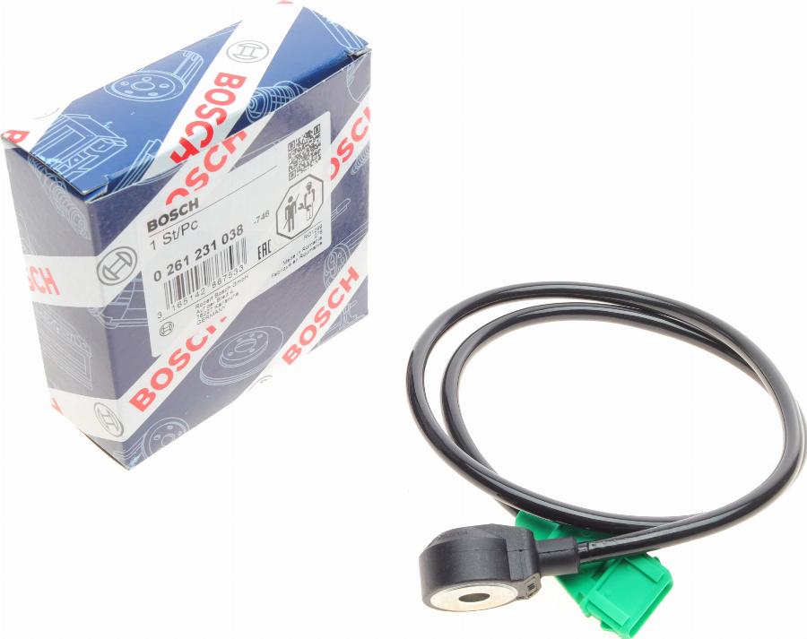 BOSCH 0 261 231 038 - Kopogásérzékelő www.parts5.com