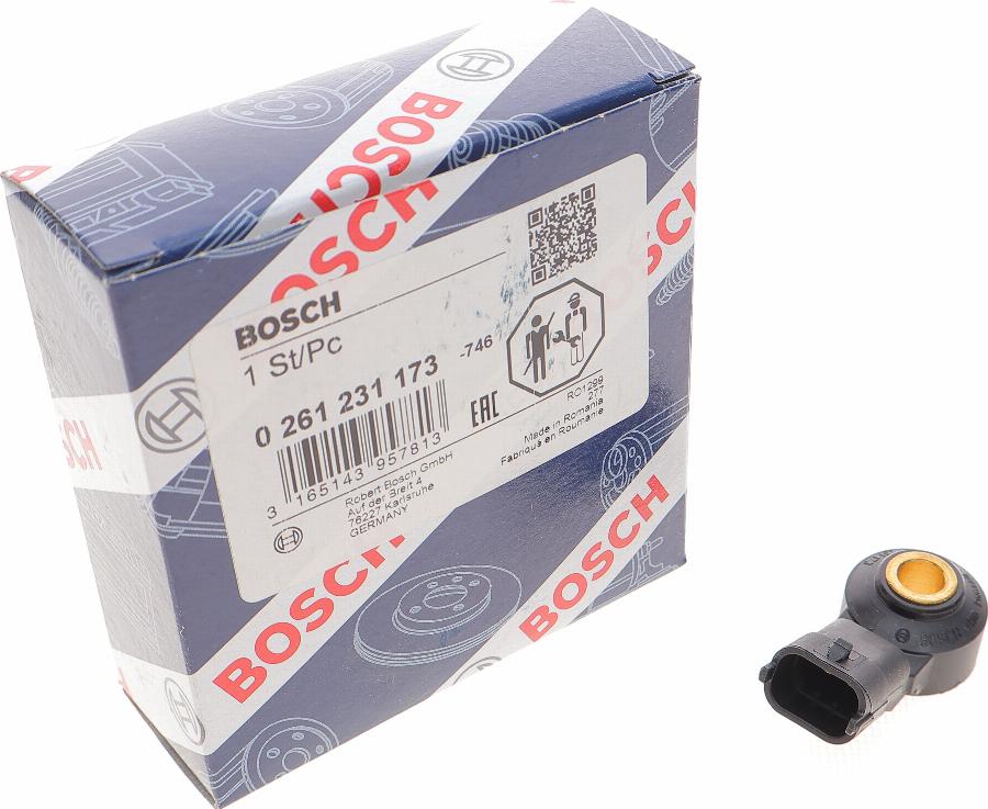 BOSCH 0 261 231 173 - Senzor klepání www.parts5.com