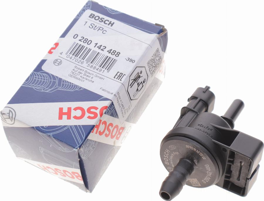 BOSCH 0 280 142 488 - Breather Valve, fuel tank www.parts5.com