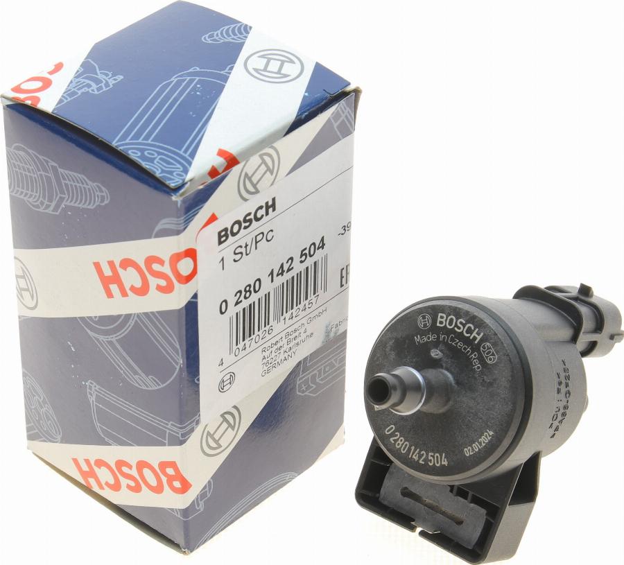 BOSCH 0 280 142 504 - Breather Valve, fuel tank www.parts5.com