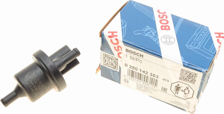 BOSCH 0 280 142 353 - Be / Entlüftungsventil, Kraftstoffbehälter www.parts5.com