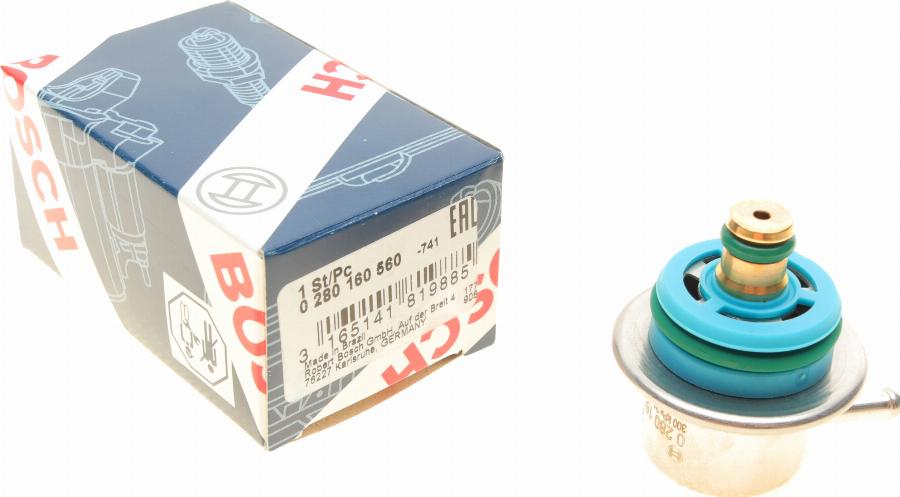 BOSCH 0 280 160 560 - Regulator pritiska goriva www.parts5.com