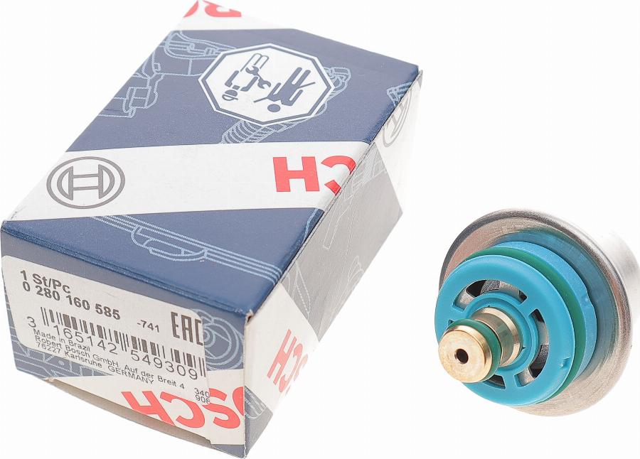 BOSCH 0 280 160 585 - Regulador de la presión del combustible www.parts5.com