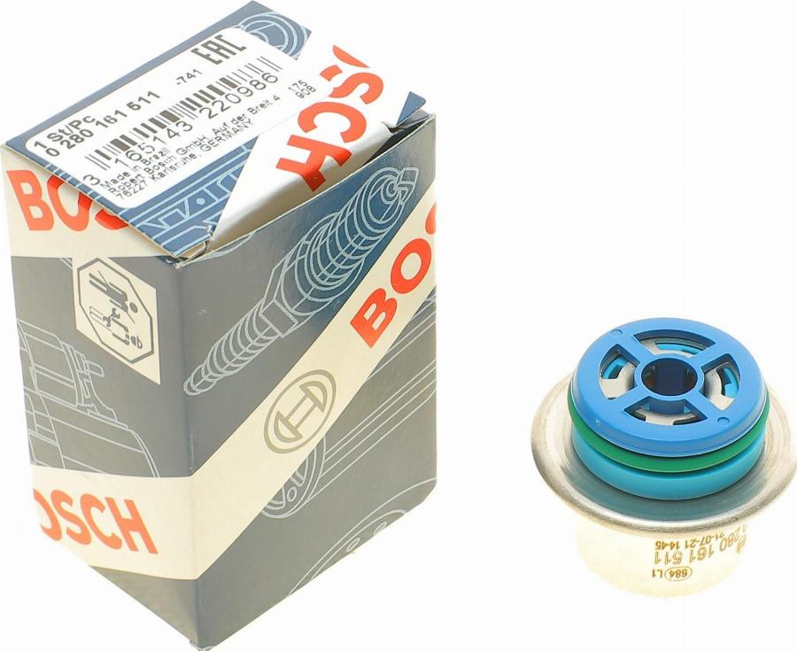 BOSCH 0 280 161 511 - Regulador de la presión del combustible www.parts5.com