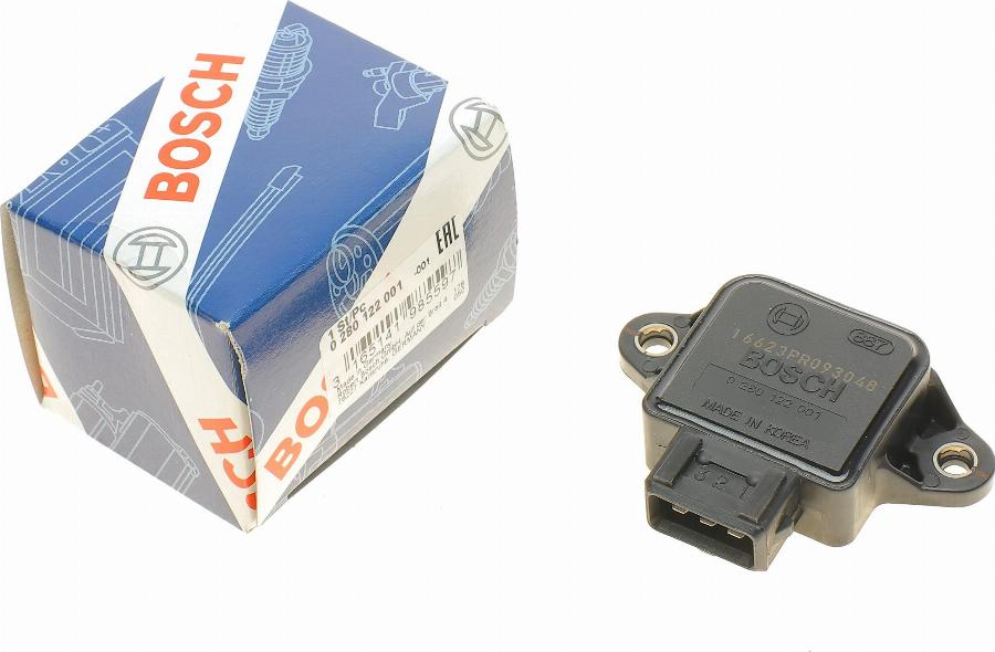 BOSCH 0 280 122 001 - Fojtószelepállás érzékelő www.parts5.com